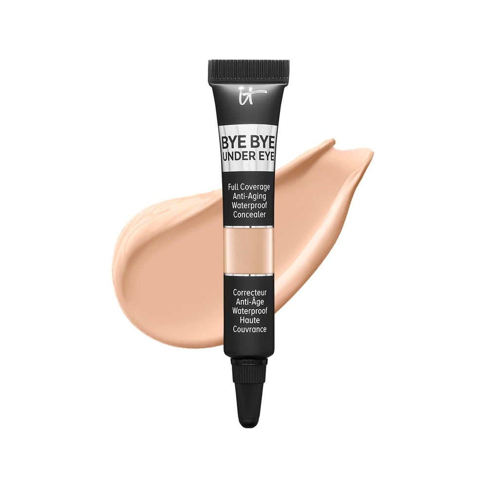 image:imageIT Cosmetics Bye Bye Under Eye Concealer  Full Coverage WaterResistant Brightening Concealer For Dark Circles Fine Lines Redness Discoloration AntiAging Color Corrector 24H Wear 04 fl oz200 Medium  for neutral undertones