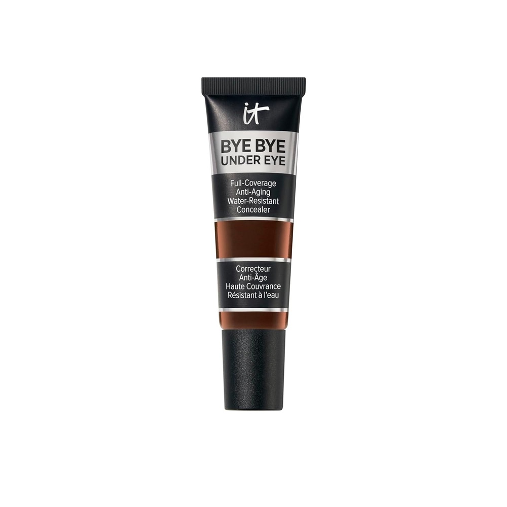 image:imageIT Cosmetics Bye Bye Under Eye Concealer  WaterResistant 24H Full Coverage Brightening Concealer For Dark Circles Fine Lines Redness amp Discoloration AntiAging Color Correcting Cream  04 fl oz455 Deep Ebony  for cool undertones