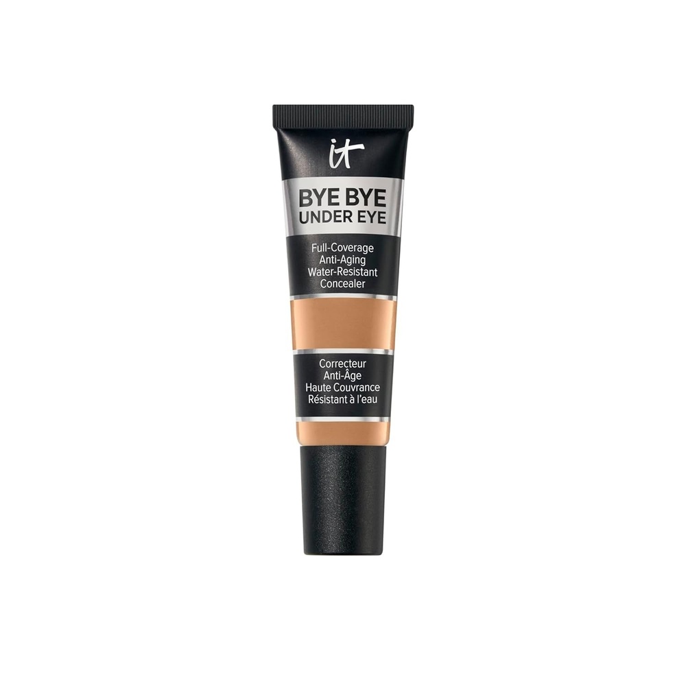 image:imageIT Cosmetics Bye Bye Under Eye Concealer  WaterResistant 24H Full Coverage Brightening Concealer For Dark Circles Fine Lines Redness amp Discoloration AntiAging Color Correcting Cream  04 fl oz400 Deep Tan  for warm undertones