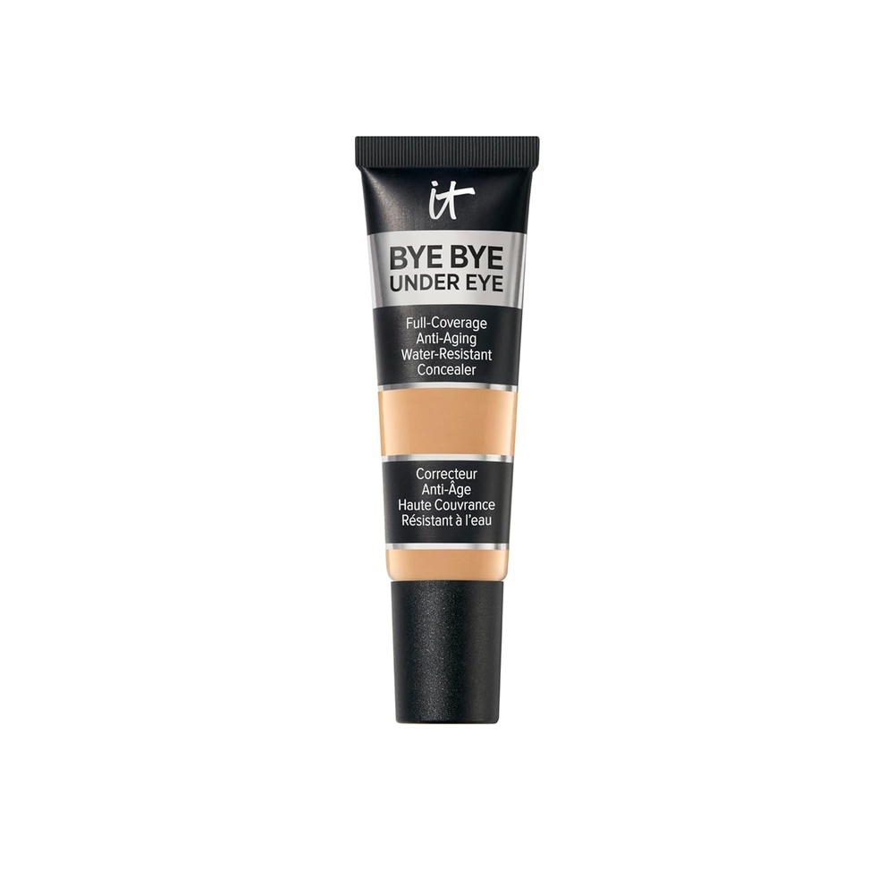 image:imageIT Cosmetics Bye Bye Under Eye Concealer  WaterResistant 24H Full Coverage Brightening Concealer For Dark Circles Fine Lines Redness amp Discoloration AntiAging Color Correcting Cream  04 fl oz210 Medium Tan  for warm undertones