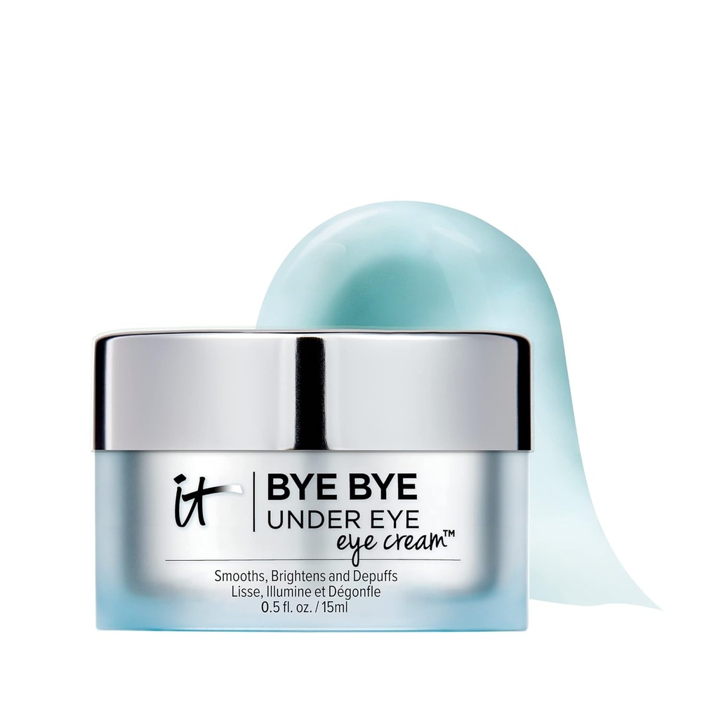 image:imageIT Cosmetics Bye Bye Under Eye Eye Cream  Hydrating QuickAbsorbing Formula  Smooths The Look Of Fine Lines amp Wrinkles Visibly Brightens Dark Circles  With Hyaluronic Acid  05 Fl Oz