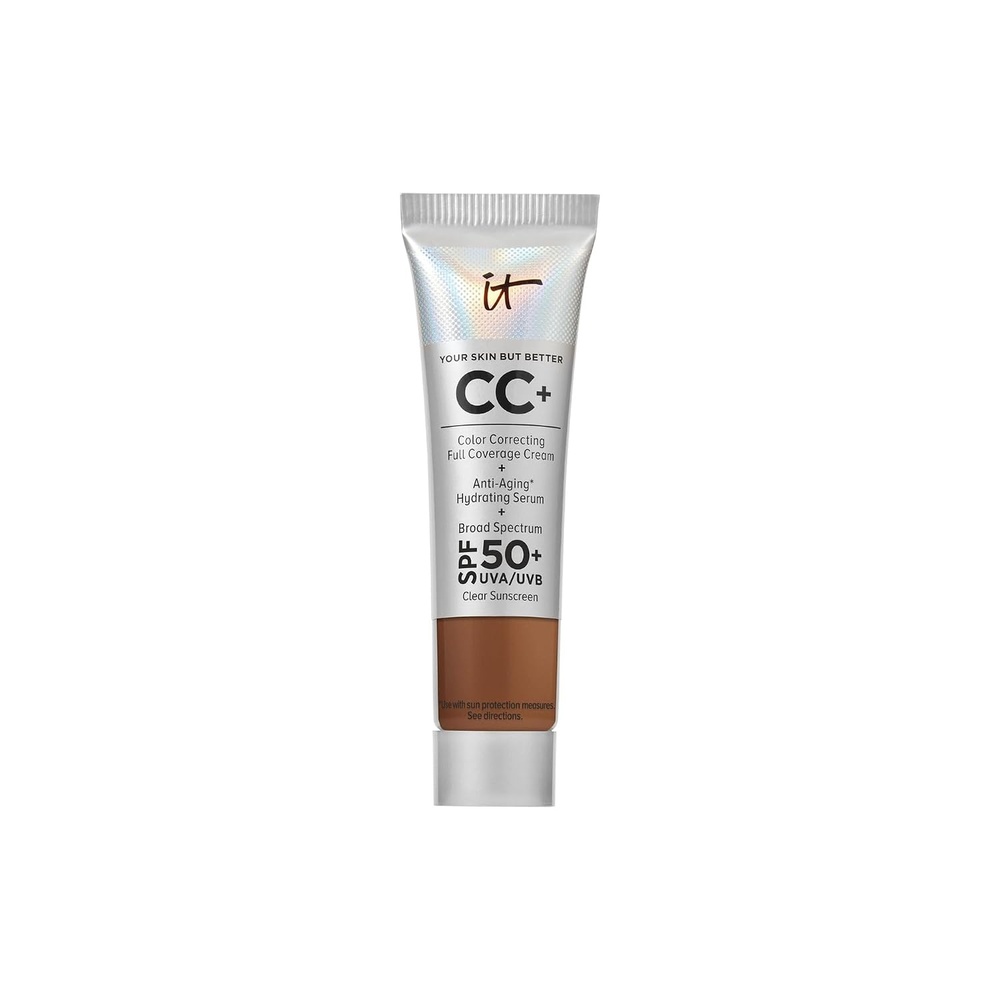 image:imageIT Cosmetics CC Cream  Natural Full Coverage Foundation With SPF 50 Color Corrector amp AntiAging Hydrating Serum Hyaluronic Acid  Peptides Lightweight Up To 24H Wear All Skin Types24N Neutral Rich rich with neutral undertones