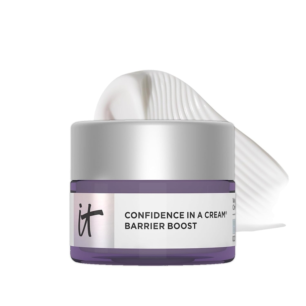 image:imageIT Cosmetics Confidence in a Cream Barrier Boost  Skin Barrier Repair Daily Face Moisturizer  Clinically Smoother Softer Skin After 1 Use  FragranceFree 100HR Hydration with Ceramide05 Fl Oz