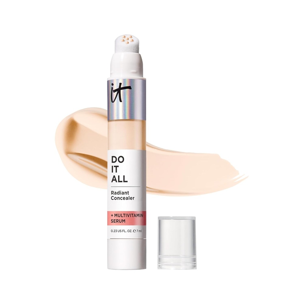 image:imageIT Cosmetics Do It All Radiant Concealer  Makeup Concealer  Hydrate amp Brighten  Creaseless Medium Coverage amp Radiant Finish  Niacinamide amp Hyaluronic Acid  02 Fl Oz105 Fairest Warm fairest with yellow undertones