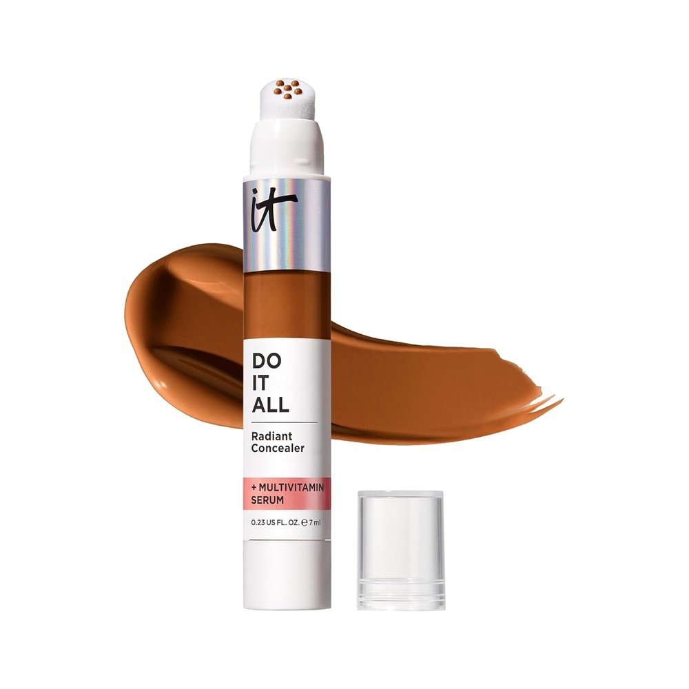 image:imageIT Cosmetics Do It All Radiant Concealer  Makeup Concealer  Hydrate amp Brighten  Creaseless Medium Coverage amp Radiant Finish  Niacinamide amp Hyaluronic Acid  02 Fl Oz515 Rich Cool rich with red undertones