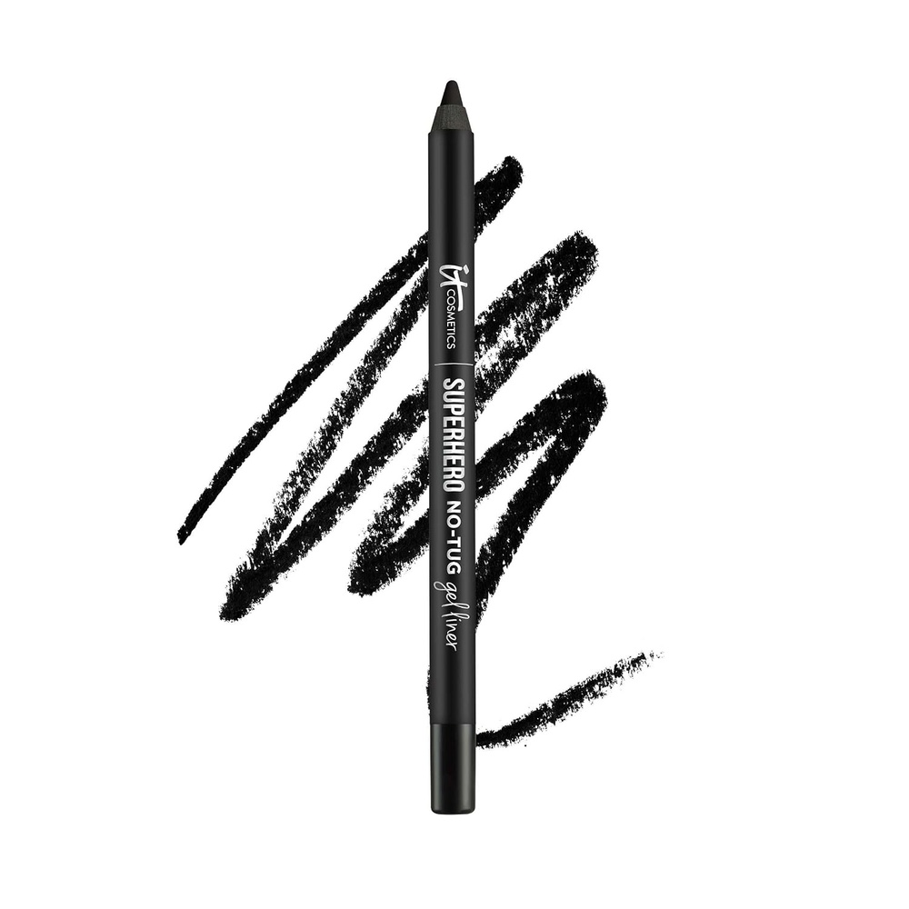 image:imageIT Cosmetics Superhero NoTug Gel Eyeliner  Waterproof Blendable Formula  All Day Wear  Sharpenable Eye Pencil  0042 ozSuper Black intense ultrablack