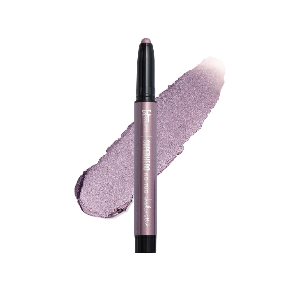 image:imageIT Cosmetics Superhero NoTug Waterproof Eyeshadow Stick  Longwear Blendable Cream with BuiltIn Primer Suitable for Sensitive Eyes 005 ozEpic Amethyst