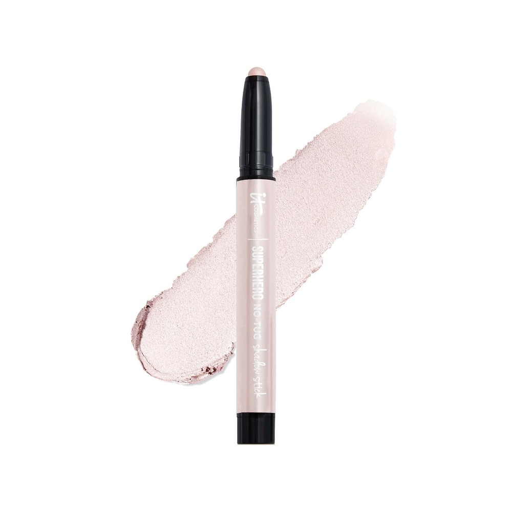 image:imageIT Cosmetics Superhero NoTug Waterproof Eyeshadow Stick  Longwear Blendable Cream with BuiltIn Primer Suitable for Sensitive Eyes 005 ozPassionate Pearl