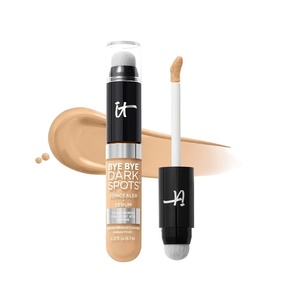 IT Cosmetics Bye Bye Dark Spots Concealer + Brightening Serum – 2% Niacinamide, Hyaluronic Acid & Caffeine – Medium Coverage, Natural Finish, All Skin Types – 0.22 fl oz(23 Light Warm (light to medium with olive yellow undertone))