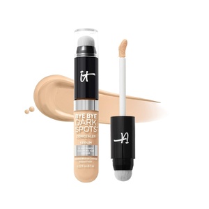 IT Cosmetics Bye Bye Dark Spots Concealer + Brightening Serum – 2% Niacinamide, Hyaluronic Acid & Caffeine – Medium Coverage, Natural Finish, All Skin Types – 0.22 fl oz(12 Fair Warm (fair complexion with yellow undertone))