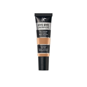 IT Cosmetics Bye Bye Under Eye Concealer – Water-Resistant, 24H Full Coverage Brightening Concealer For Dark Circles, Fine Lines, Redness & Discoloration, Anti-Aging Color Correcting Cream – 0.4 fl oz(40.0 Deep Tan – for warm undertones)