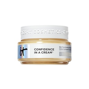 IT Cosmetics Confidence in a Cream – Face Moisturizer, Hydrating & Anti Aging, Visibly Reduces Fine Lines & Wrinkles, 48H Hydration, Repairs Skin Barrier, Squalane, Ceramides, For All Skin Types(2.00 Fl Oz (Pack of 1))