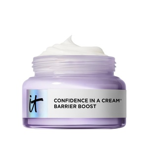IT Cosmetics Confidence in a Cream Barrier Boost – Skin Barrier Repair Daily Face Moisturizer – Clinically Smoother, Softer Skin After 1 Use – Fragrance-Free, 100HR Hydration with Ceramide(2 Fl Oz (Pack of 1))