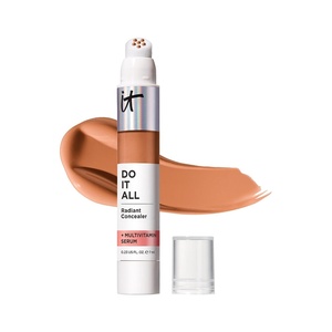 IT Cosmetics Do It All Radiant Concealer ­­– Makeup Concealer – Hydrate & Brighten – Creaseless Medium Coverage & Radiant Finish ­­– Niacinamide & Hyaluronic Acid – 0.2 Fl Oz(415 Tan Cool (tan with rose undertones))