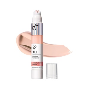 IT Cosmetics Do It All Radiant Concealer ­­– Makeup Concealer – Hydrate & Brighten – Creaseless Medium Coverage & Radiant Finish ­­– Niacinamide & Hyaluronic Acid – 0.2 Fl Oz(125 Fair Cool (fair/light with pink undertones))