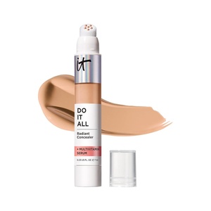 IT Cosmetics Do It All Radiant Concealer ­­– Makeup Concealer – Hydrate & Brighten – Creaseless Medium Coverage & Radiant Finish ­­– Niacinamide & Hyaluronic Acid – 0.2 Fl Oz(310 Medium Warm (medium with warm olive undertones))