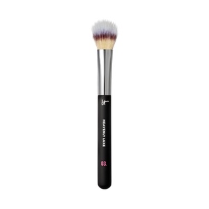 IT Cosmetics Heavenly Luxe Cream Blush Brush #3 – Face Brush for Blush Cream and Bronzer Blush – Soft Bristles – Flawless, Streak-Free Application