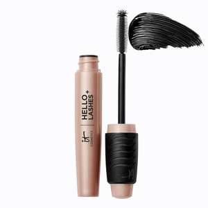 IT Cosmetics Hello Lashes+ Volumizing Mascara & Lash Serum – Easy-to-Remove Formula – With Biotin, Argan Oil & Jojoba Oil – 0.28 fl oz