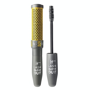 IT Cosmetics Lash Blowout Mascara, Black – Lifts, Volumizes & Separates Lashes – Unique Wand Developed with Drybar – Contains Biotin – 0.24 fl oz