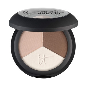 IT Cosmetics Naturally Pretty Trio, Matte Luxe – Anti-Aging Eyeshadow – Three Velvety Neutral Shades – With Hydrolyzed Collagen, Silk, Acai, Green Tea & Vitamins A, C & E – 0.03 oz