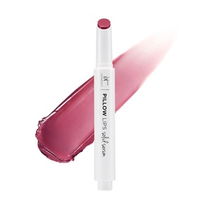 IT Cosmetics Pillow Lips Solid Serum Gloss – Lip Serum + Tinted Gloss – Instant Shine & Hydration – Adds a Natural Flush of Color – With Collagen, Hyaluronic Acid & Tri-Oil Complex – 0.07 oz