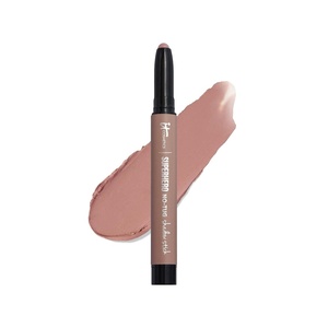 IT Cosmetics Superhero No-Tug Waterproof Eyeshadow Stick – Longwear Blendable Cream with Built-In Primer Suitable for Sensitive Eyes 0.05 oz(Bare Brave)