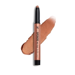 IT Cosmetics Superhero No-Tug Waterproof Eyeshadow Stick – Longwear Blendable Cream with Built-In Primer Suitable for Sensitive Eyes 0.05 oz(Copper Charisma)