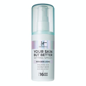 IT Cosmetics Your Skin But Better Makeup Setting Spray – Protects Makeup, Controls Shine, Provides Hydration – 16-Hour Hold – With Hyaluronic Acid, Coconut Water & Aloe Vera(3.38 Fl. Oz)